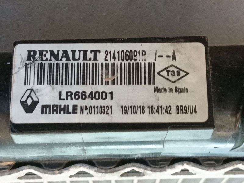 Recambio de radiador agua para renault master iii caja/chasis (ev, hv, uv) 2.3 dci 130 rwd (hv01, hv10, hv11, hv12, uv01, uv10,.