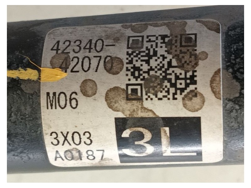 Recambio de transmision trasera izquierda para lexus nx ii (_a2_, _h2_) 450h+ e-four (aazh26) referencia OEM IAM   