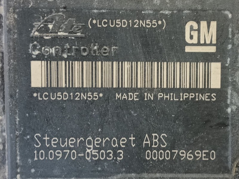 Recambio de abs para opel astra h (a04) 1.7 cdti (l48) referencia OEM IAM 93191453  