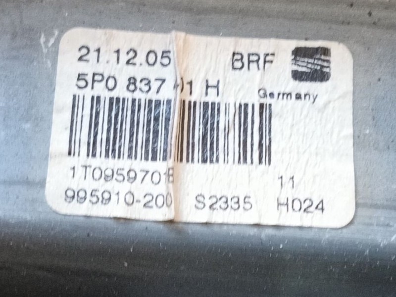 Recambio de elevalunas delantero izquierdo para seat altea (5p1) 1.9 tdi referencia OEM IAM   
