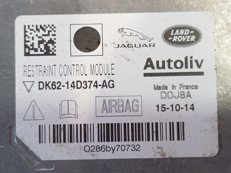 Recambio de centralita airbag para land rover range rover sport ii (l494) 4.4 sdv8 4x4 referencia OEM IAM   