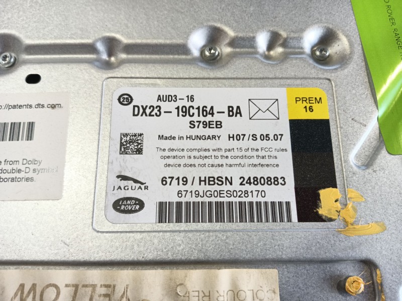 Recambio de amplificador para land rover range rover sport ii (l494) 4.4 sdv8 4x4 referencia OEM IAM   