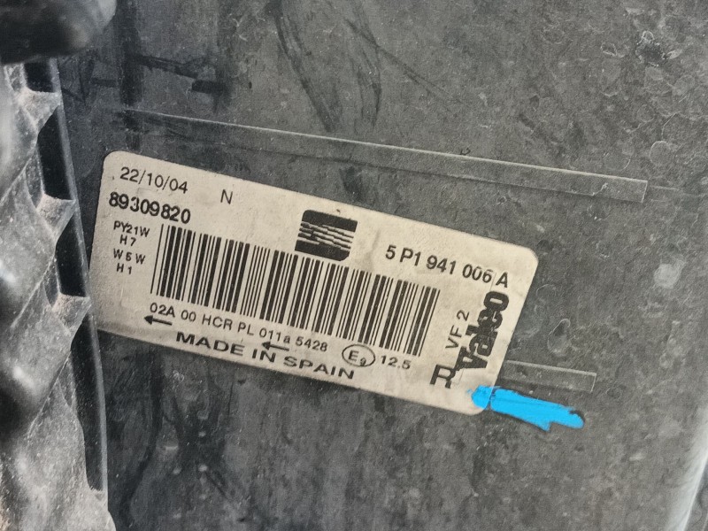 Recambio de faro derecho para seat altea (5p1) 1.9 tdi referencia OEM IAM 5P1941006E  