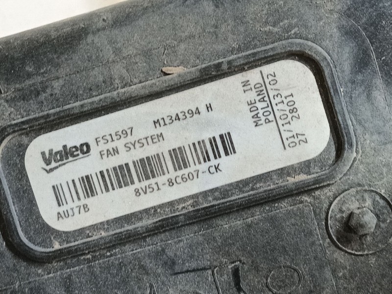Recambio de electroventilador para ford b-max trend referencia OEM IAM 2125430 8V518C607CK FS1597