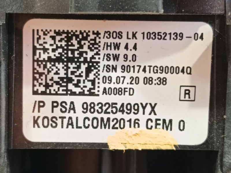 Recambio de mando multifuncion para opel corsa f (p2jo) corsa-e (68) referencia OEM IAM   