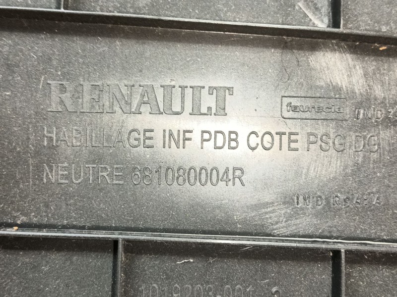 Recambio de guantera para renault scénic iii (jz0/1_) 1.5 dci referencia OEM IAM 681080026R 681080004R 