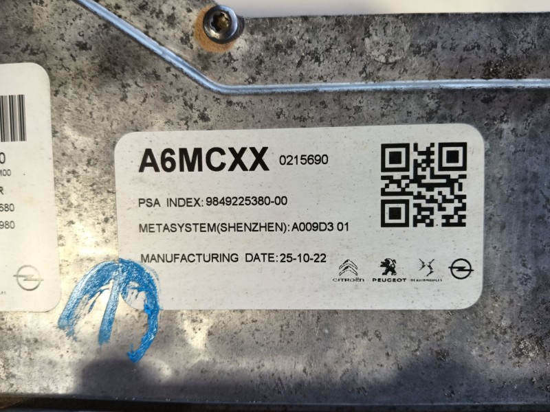 Recambio de convertidor para opel corsa f (p2jo) corsa-e (68) referencia OEM IAM   