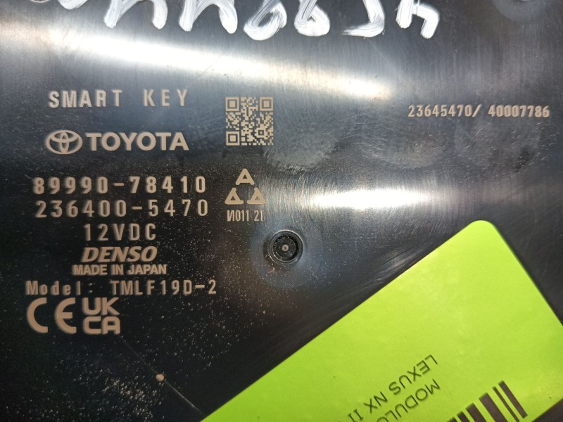 Recambio de modulo electronico para lexus nx ii (_a2_, _h2_) 450h+ e-four (aazh26) referencia OEM IAM   