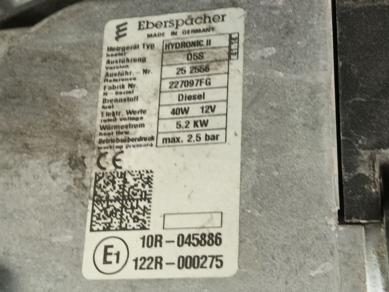 Recambio de calentador auxiliar para land rover range rover sport ii (l494) 4.4 sdv8 4x4 referencia OEM IAM LR049031  