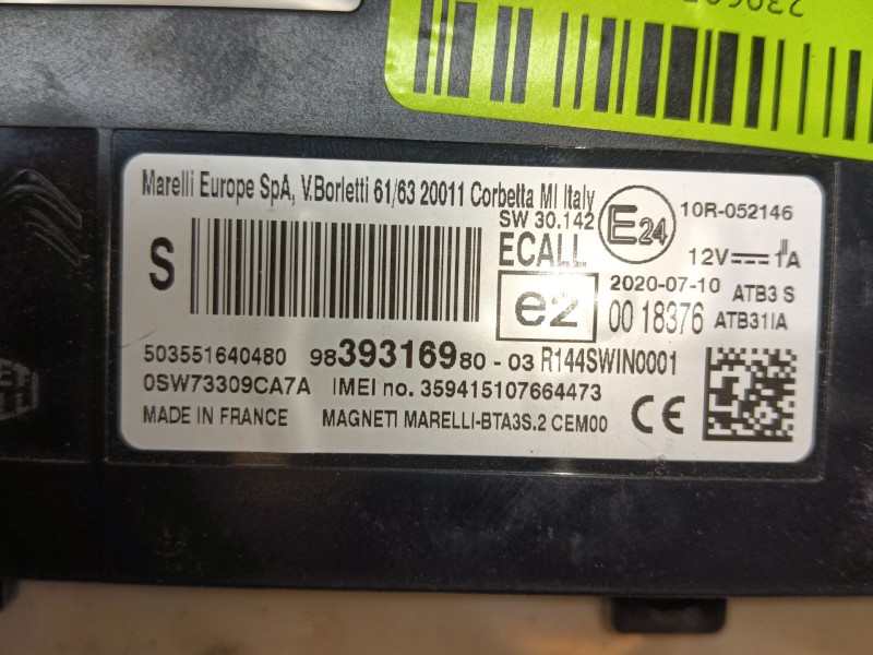 Recambio de modulo electronico para opel corsa f (p2jo) corsa-e (68) referencia OEM IAM   