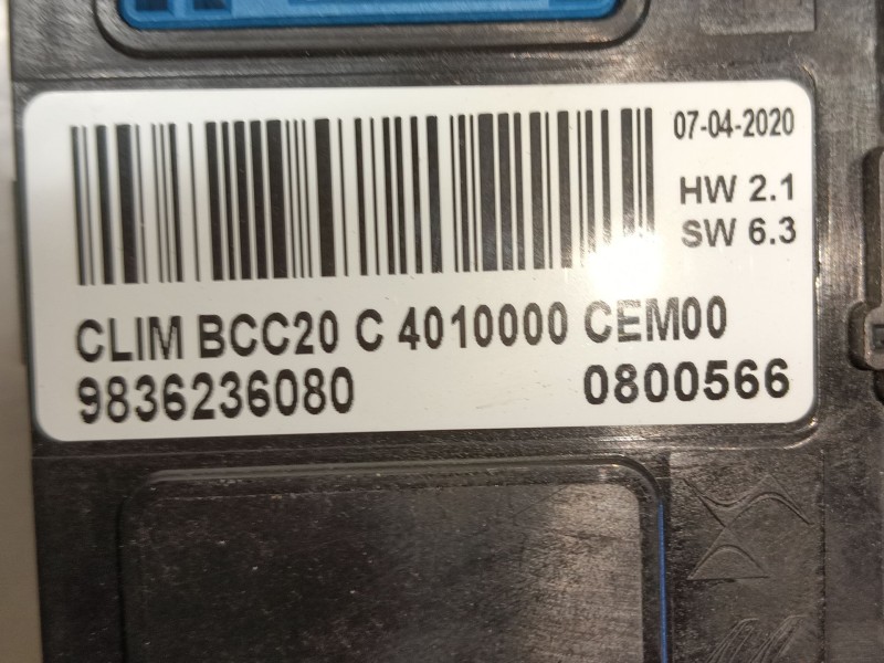Recambio de modulo electronico para opel corsa f (p2jo) corsa-e (68) referencia OEM IAM 9836236080  
