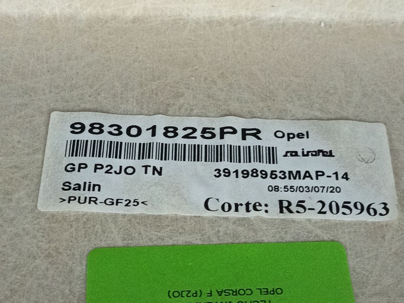 Recambio de techo interior para opel corsa f (p2jo) corsa-e (68) referencia OEM IAM   