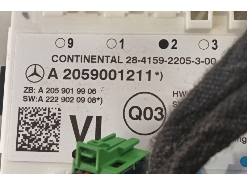 Recambio de elevalunas delantero izquierdo para mercedes-benz clase c (w205) c 180 bluetec / d (205.036) referencia OEM IAM A205