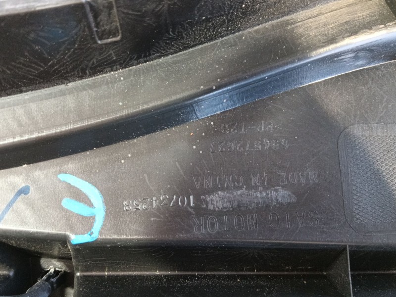 Recambio de torpedo para mg zs suv (azs1) 1.0 t-gdi referencia OEM IAM   