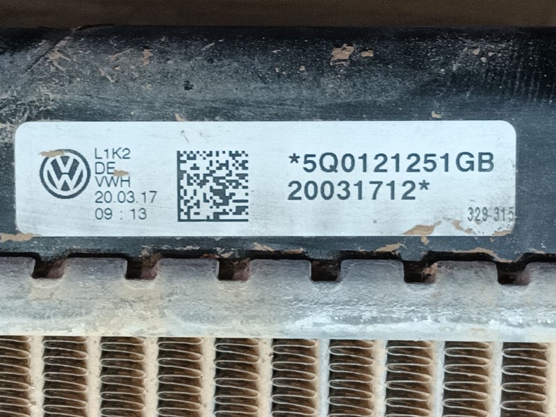 Recambio de radiador agua para volkswagen tiguan (ad1, ax1) 1.4 tsi referencia OEM IAM   