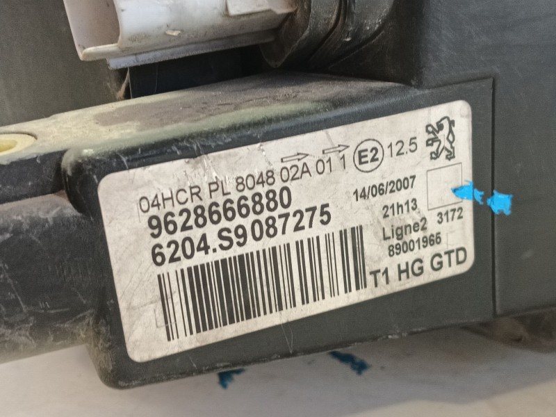 Recambio de faro izquierdo para peugeot 206 hatchback (2a/c) 2.0 hdi 90 referencia OEM IAM   