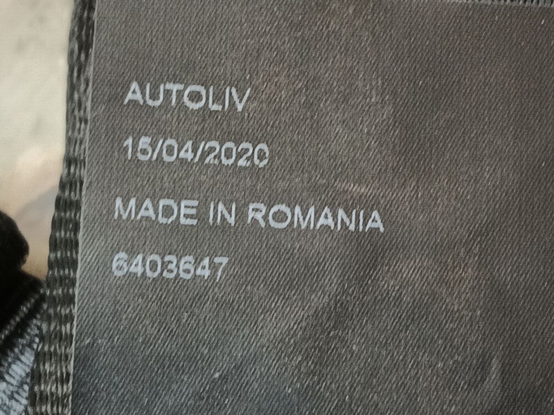 Recambio de cinturon seguridad trasero izquierdo para opel corsa f (p2jo) corsa-e (68) referencia OEM IAM   