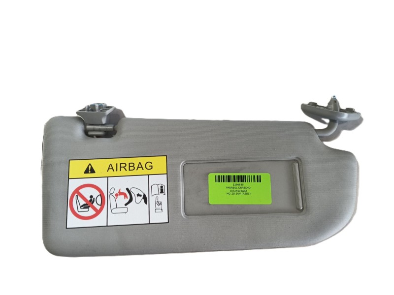 Recambio de parasol derecho para mg zs suv (azs1) 1.0 t-gdi referencia OEM IAM 10524502ASA  
