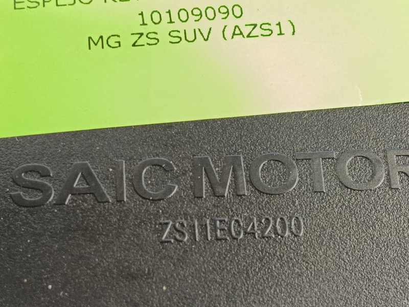 Recambio de espejo retrovisor interior para mg zs suv (azs1) 1.0 t-gdi referencia OEM IAM 10109090  