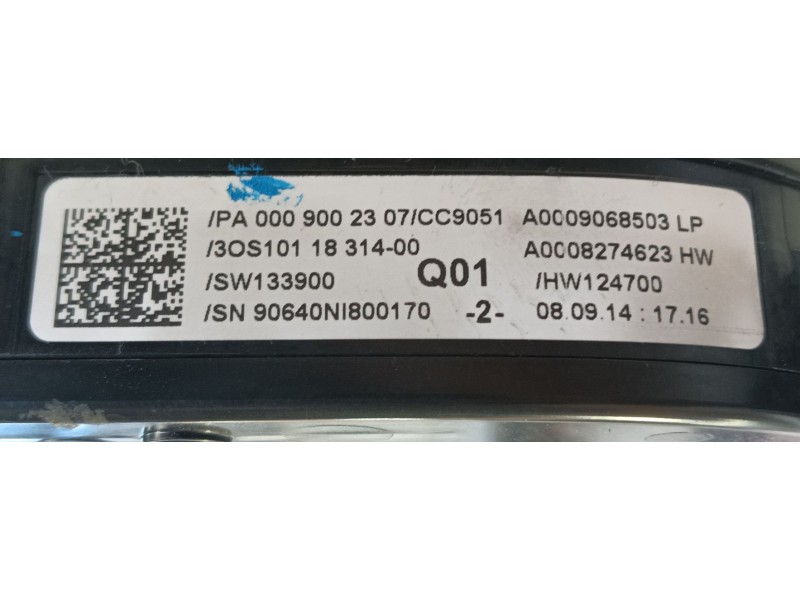 Recambio de luz interior para mercedes-benz clase c (w205) c 180 bluetec / d (205.036) referencia OEM IAM A0009002307  