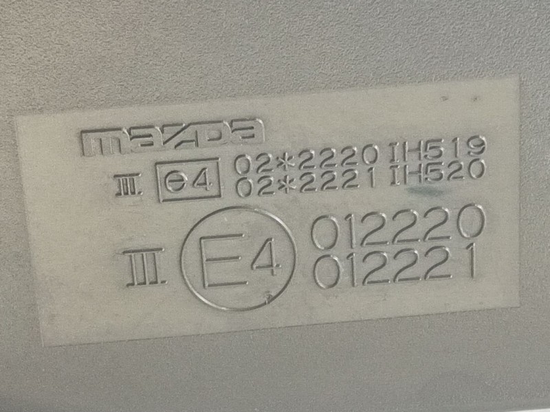Recambio de espejo retrovisor izquierdo para mazda 3 sedán (bk) 1.6 di turbo (bk12y) referencia OEM IAM BP4K69180L  