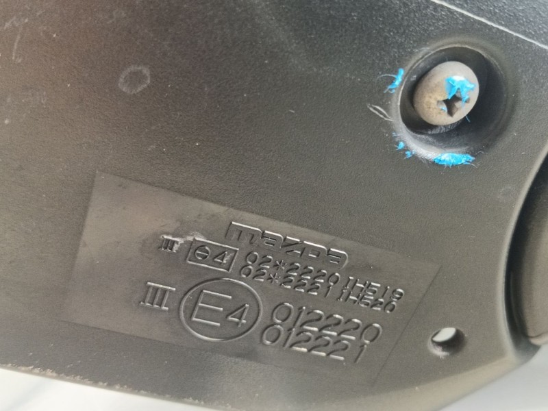 Recambio de espejo retrovisor derecho para mazda 3 sedán (bk) 1.6 di turbo (bk12y) referencia OEM IAM BP4K69120L  