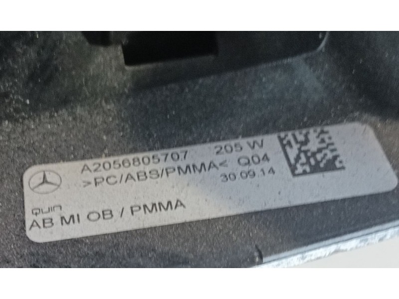 Recambio de mando calefaccion / aire acondicionado para mercedes-benz clase c (w205) c 180 bluetec / d (205.036) referencia OEM 