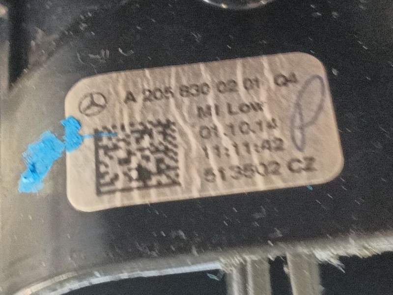 Recambio de mando calefaccion / aire acondicionado para mercedes-benz clase c (w205) c 180 bluetec / d (205.036) referencia OEM 
