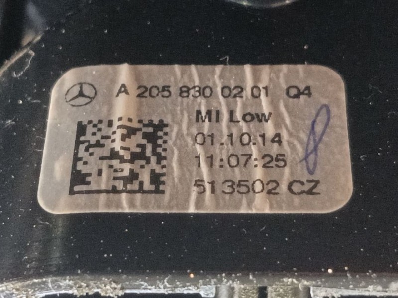 Recambio de mando calefaccion / aire acondicionado para mercedes-benz clase c (w205) c 180 bluetec / d (205.036) referencia OEM 