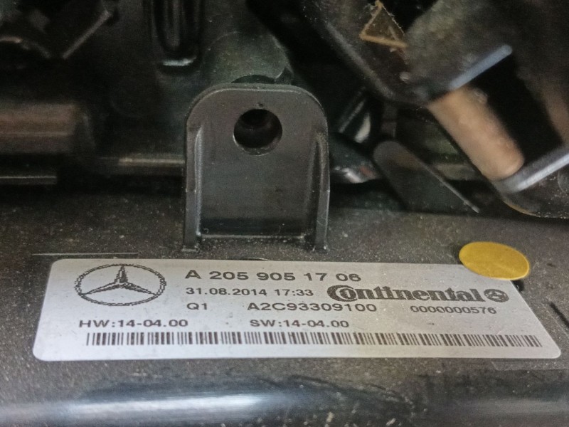 Recambio de mando calefaccion / aire acondicionado para mercedes-benz clase c (w205) c 180 bluetec / d (205.036) referencia OEM 