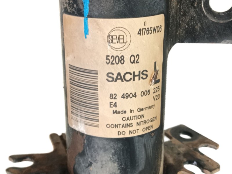 Recambio de amortiguador delantero izquierdo para peugeot expert tepee (vf3x_) 1.6 hdi 90 16v referencia OEM IAM 5208Q2  