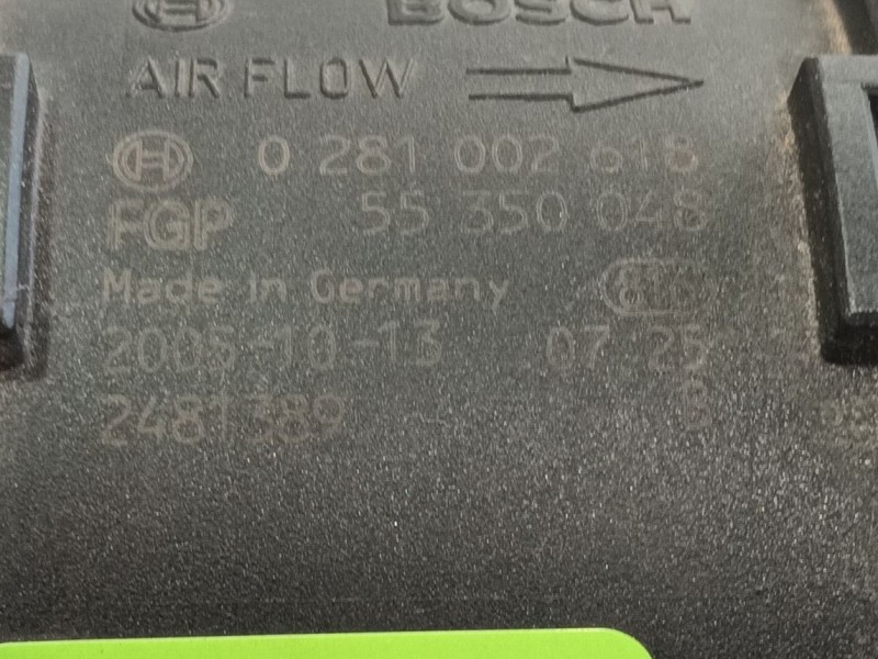 Recambio de caudalimetro para saab 9-3 (ys3f, e79, d79, d75) 1.9 tid referencia OEM IAM   