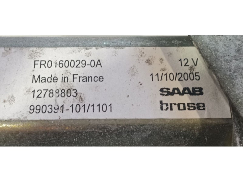 Recambio de elevalunas delantero izquierdo para saab 9-3 (ys3f, e79, d79, d75) 1.9 tid referencia OEM IAM VERDESPIECE / 12793728