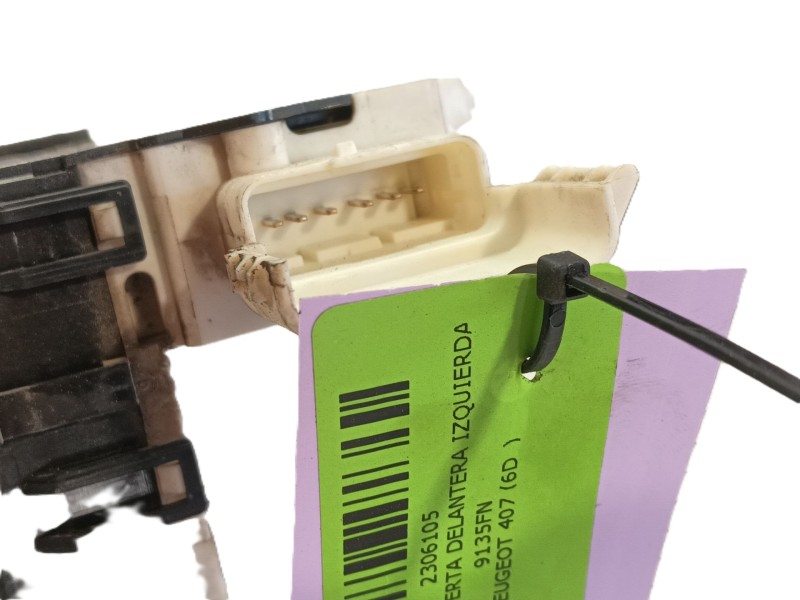 Recambio de cerradura puerta delantera izquierda para peugeot 407 (6d_) 1.6 hdi 110 (6d9hzc, 6d9hyc) referencia OEM IAM 9135FN  