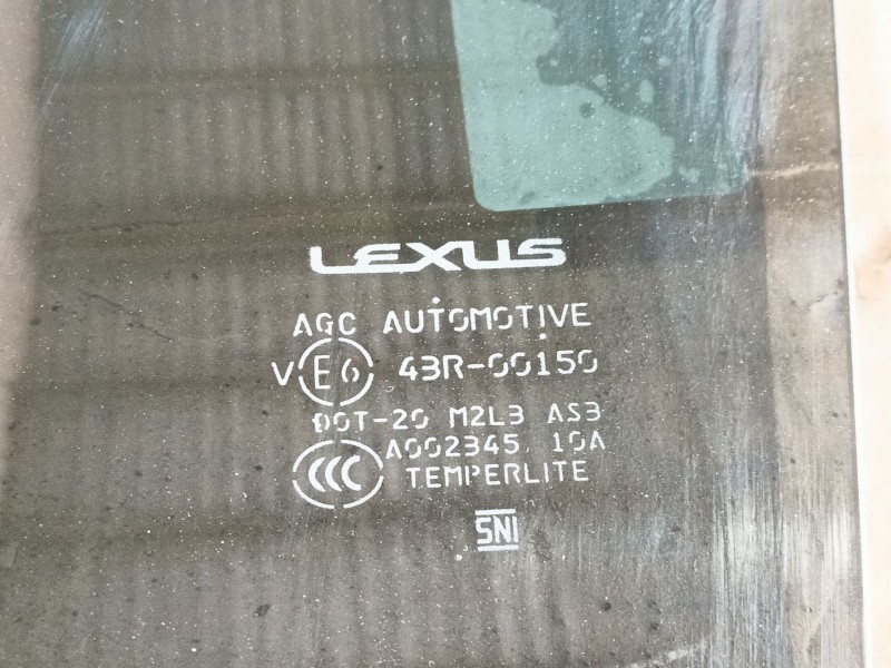 Recambio de luna trasera izquierda para lexus nx ii (_a2_, _h2_) 450h+ e-four (aazh26) referencia OEM IAM   