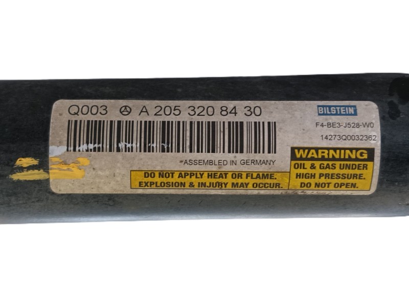 Recambio de amortiguador trasero derecho para mercedes-benz clase c (w205) c 180 bluetec / d (205.036) referencia OEM IAM A20532