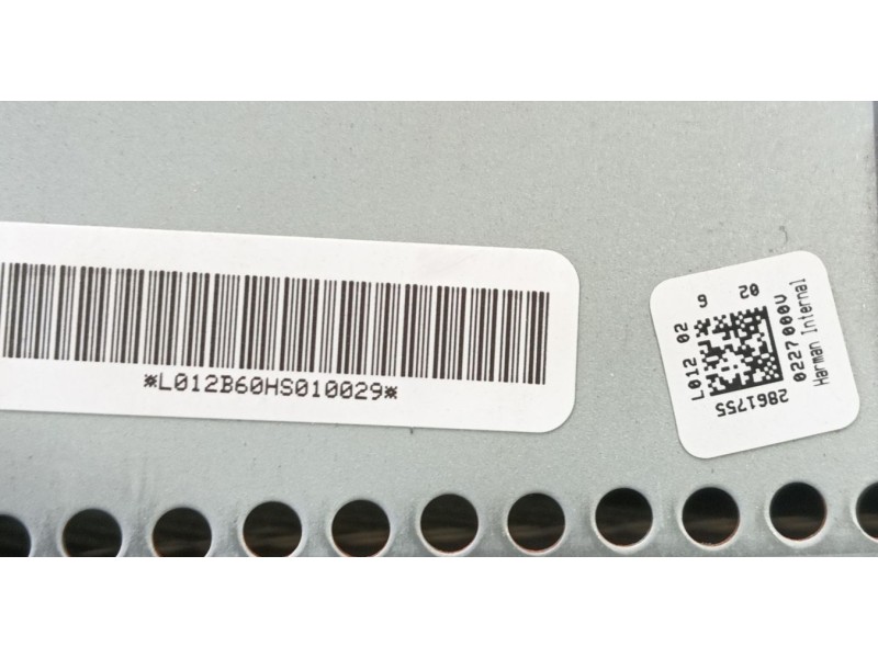 Recambio de sistema audio / radio cd para land rover discovery sport (l550) 2.0 d referencia OEM IAM   