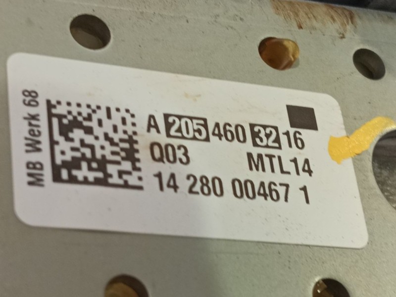 Recambio de columna direccion para mercedes-benz clase c (w205) c 180 bluetec / d (205.036) referencia OEM IAM A2054603216  