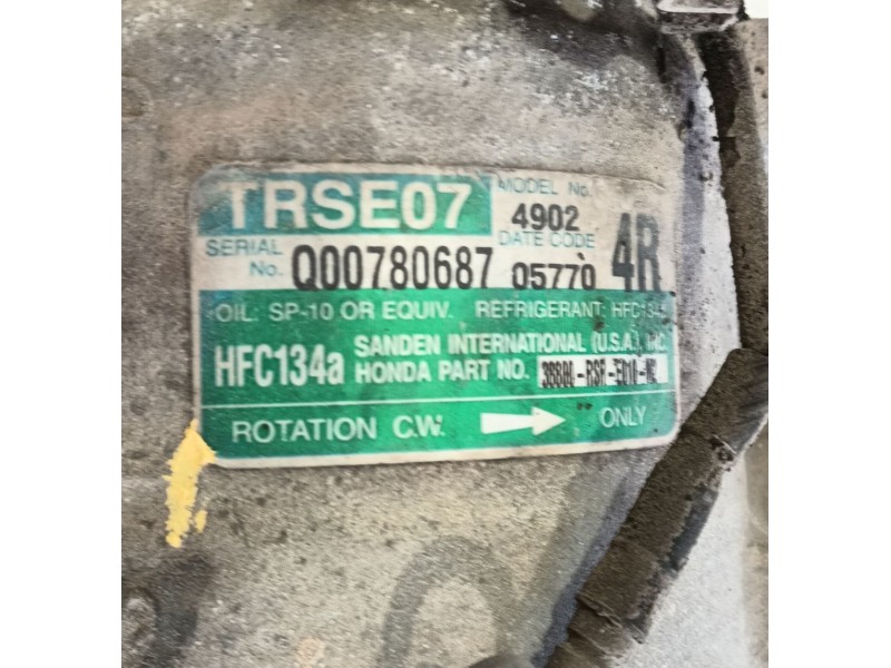 Recambio de compresor aire acondicionado para honda civic viii hatchback (fn, fk) 2.2 ctdi (fk3) referencia OEM IAM 38810RSRE01 