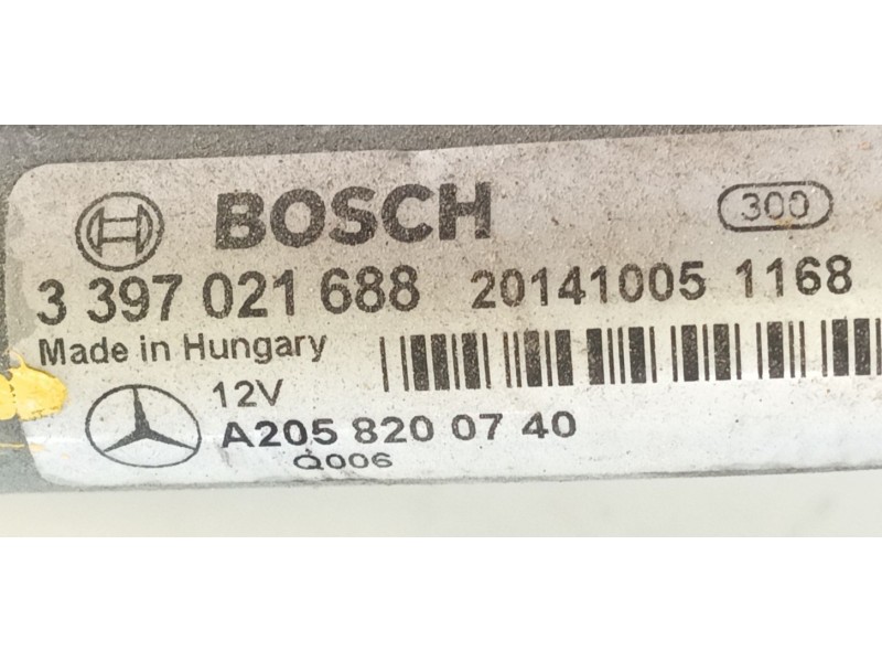 Recambio de motor limpia delantero para mercedes-benz clase c (w205) c 180 bluetec / d (205.036) referencia OEM IAM A2058208102 