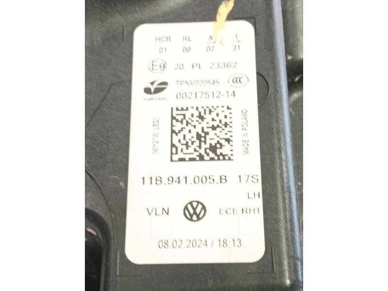 Recambio de faro izquierdo para volkswagen id.4 (e21) pro eléctrico referencia OEM IAM 11B941029B  