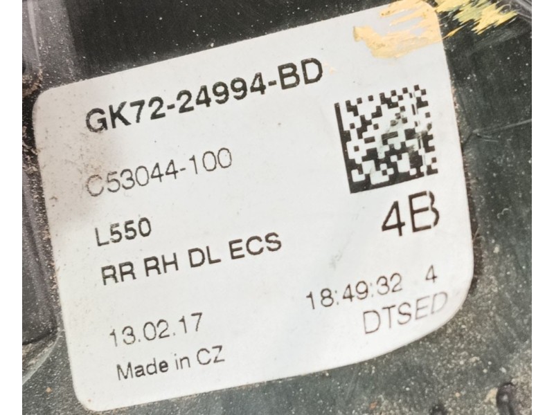 Recambio de cerradura puerta trasera derecha para land rover discovery sport (l550) 2.0 d referencia OEM IAM LR078746  