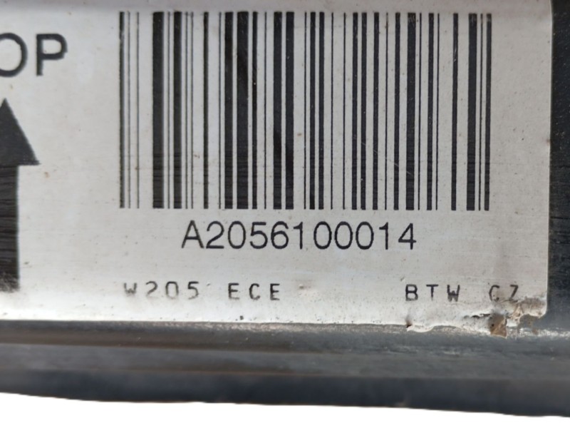 Recambio de refuerzo paragolpes trasero para mercedes-benz clase c (w205) c 180 bluetec / d (205.036) referencia OEM IAM A205610