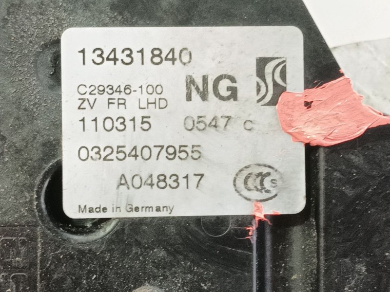 Recambio de cerradura puerta delantera derecha para opel corsa e (x15) 1.4 (08, 68) referencia OEM IAM   