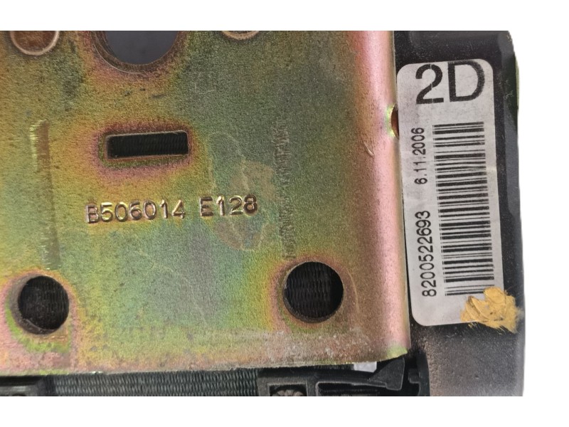 Recambio de cinturon seguridad trasero derecho para renault kangoo (kc0/1_) 1.5 dci (kc08, kc09) referencia OEM IAM 8200700343  