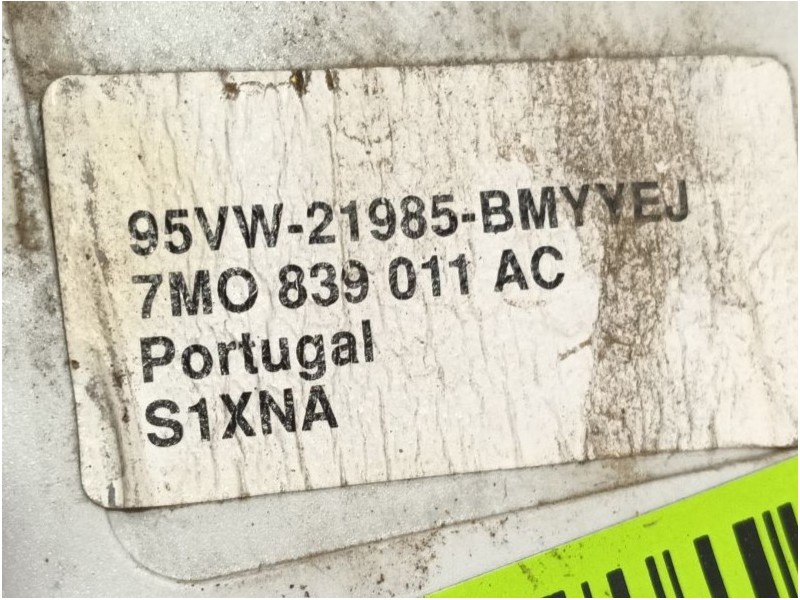 Recambio de cerradura puerta trasera izquierda para seat alhambra (7v8, 7v9) 1.9 tdi referencia OEM IAM 7M0839015C  