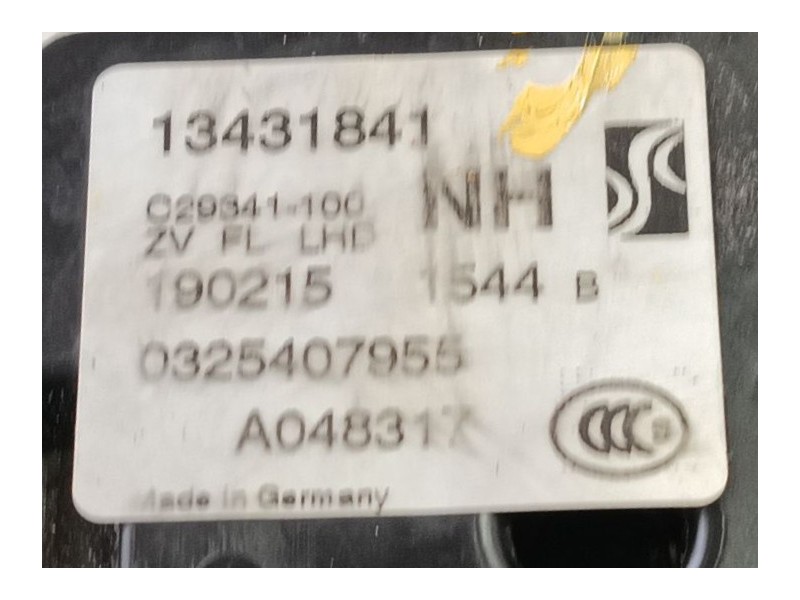 Recambio de cerradura puerta delantera izquierda para opel corsa e (x15) 1.4 (08, 68) referencia OEM IAM   