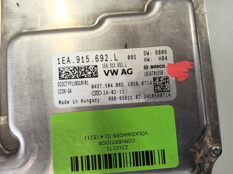 Recambio de convertidor para volkswagen id.4 (e21) pro eléctrico referencia OEM IAM   