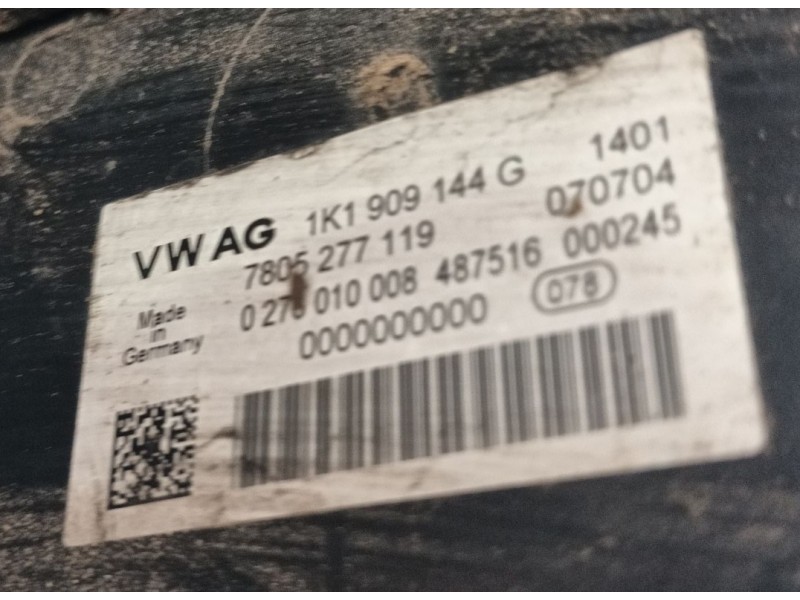 Recambio de cremallera direccion para seat altea xl (5p5, 5p8) 1.9 tdi referencia OEM IAM 1K1423055FX / 1K1423055M  