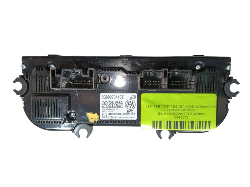Recambio de mando calefaccion / aire acondicionado para volkswagen golf vii (5g1, bq1, be1, be2) 1.6 tdi referencia OEM IAM   
